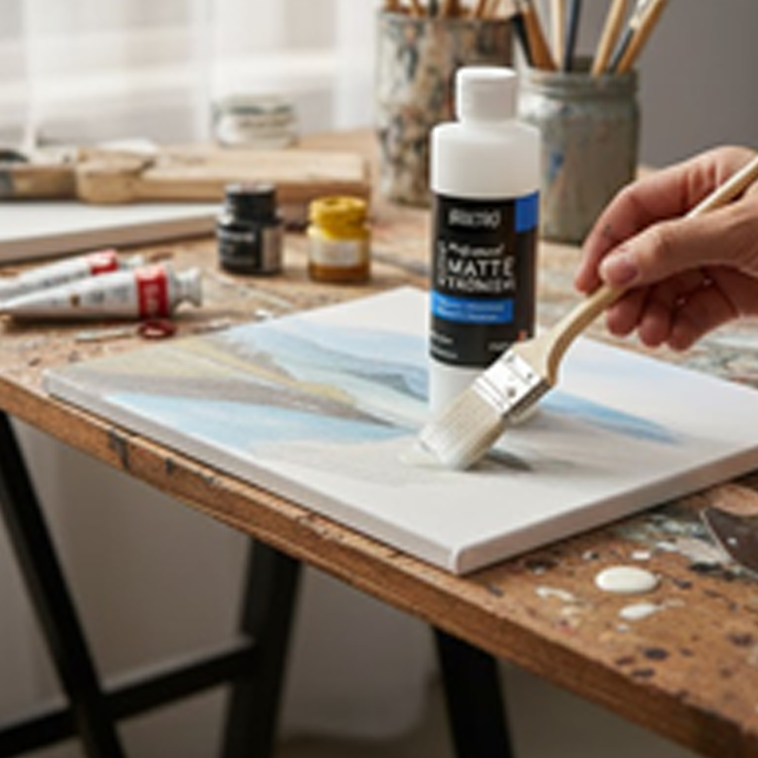 Brustro 200ml Artist's Matte Finish Professional Varnish