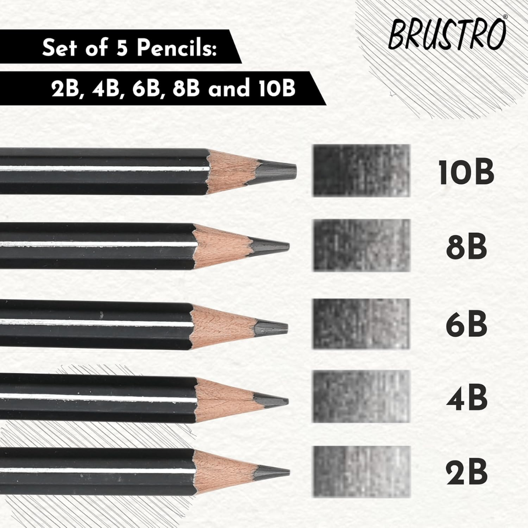 Brustro Artists Graphite Pencils