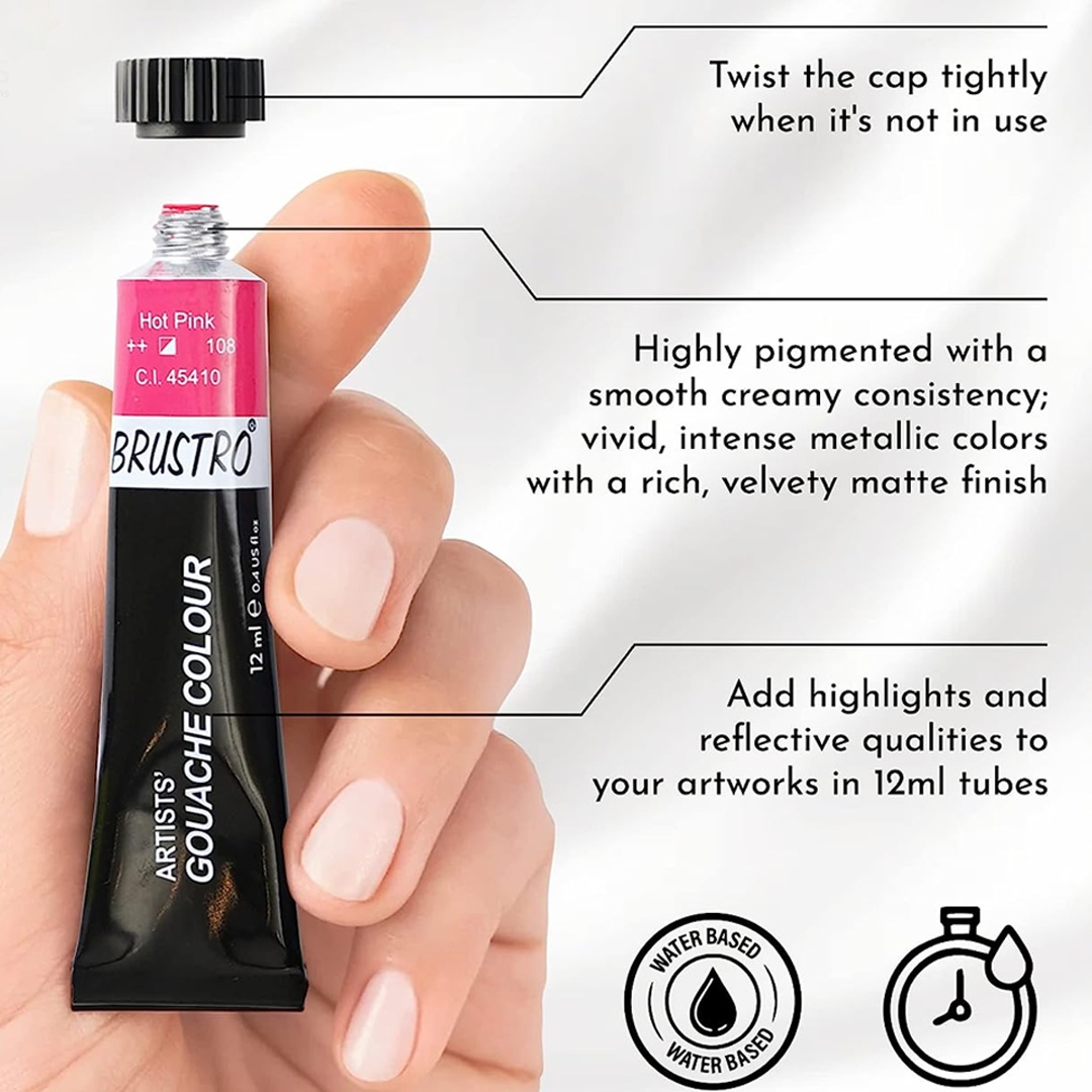 Brustro Artists Metallic Gouache