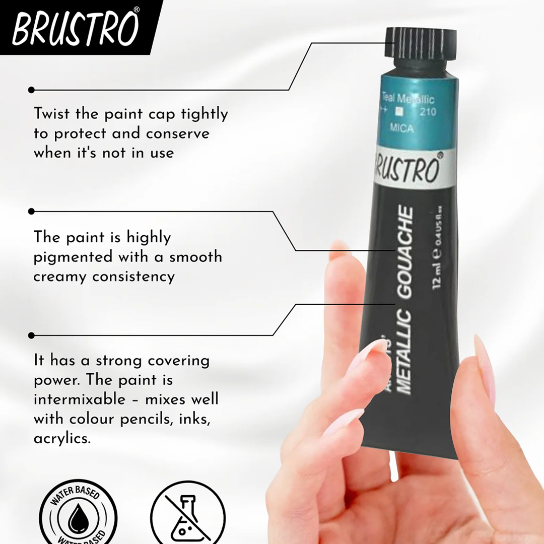 Brustro Artists Metallic Gouache