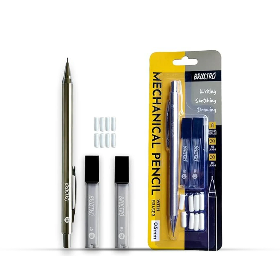 Brustro Mechanical Pencil Set With Eraser