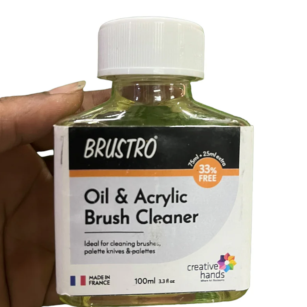 Brustro 100ml Oil and Acrylic Brush Cleaner