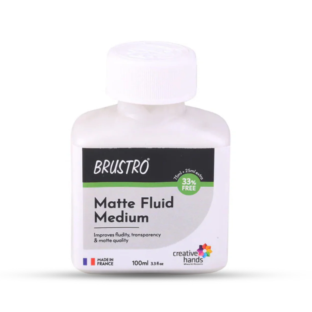 Brustro Professional Matte Fluid Medium 100ml