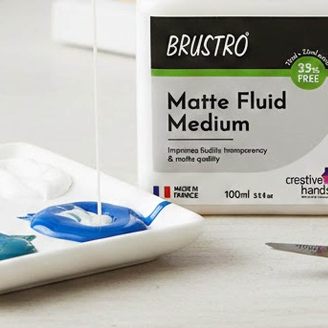 Brustro Professional Matte Fluid Medium 100ml