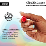 Brustro SilkyStix Crayons - Set of 24 Crayon Set