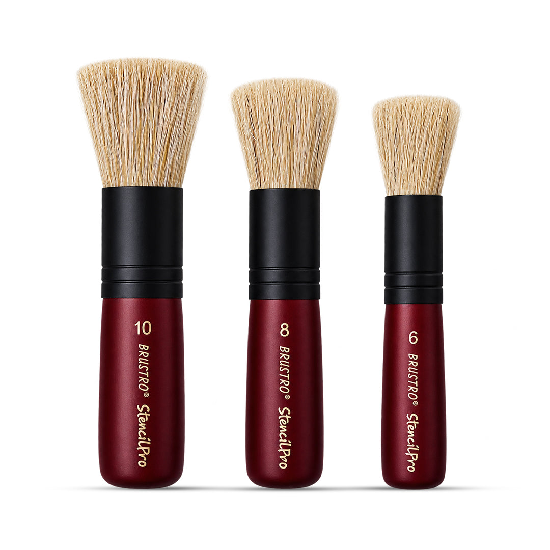 Brustro Stencil Pro Brush Set
