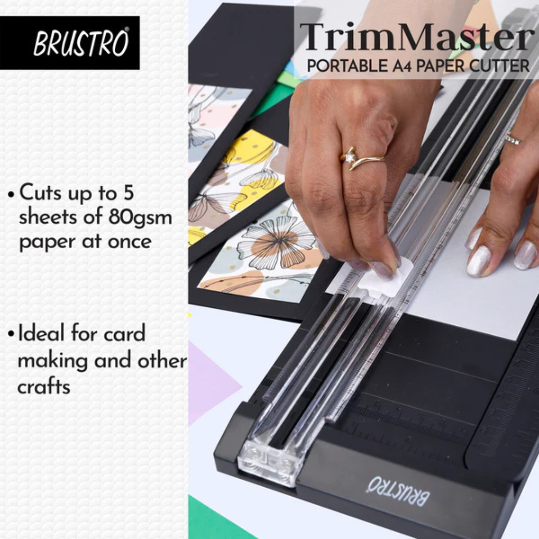 Brustro Trim Master Portable A4 Paper Cutter -12 Inches