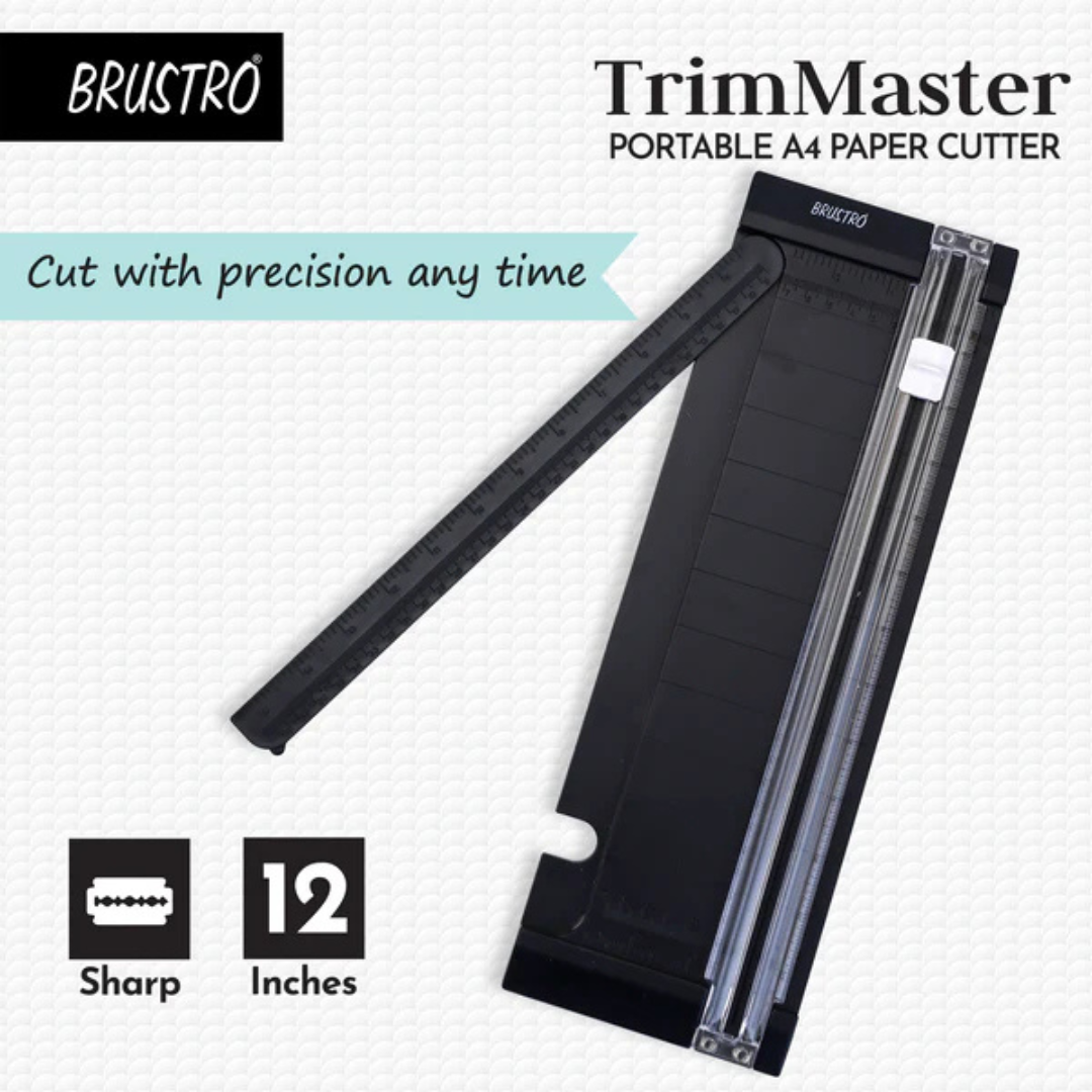 Brustro Trim Master Portable A4 Paper Cutter -12 Inches