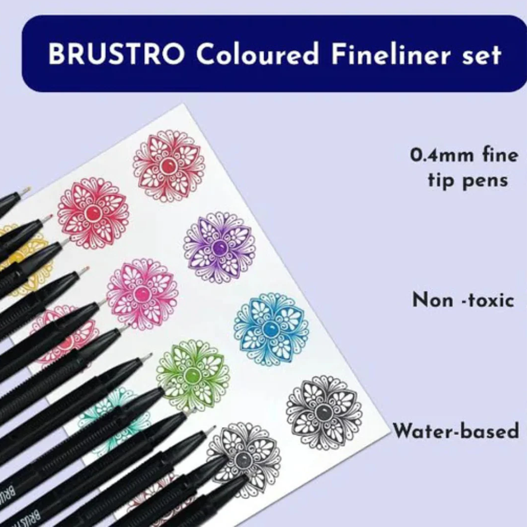 Brustro Coloured Fineliner Set