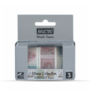 Brustro Washi Tapes Stamp Collection Shade Set