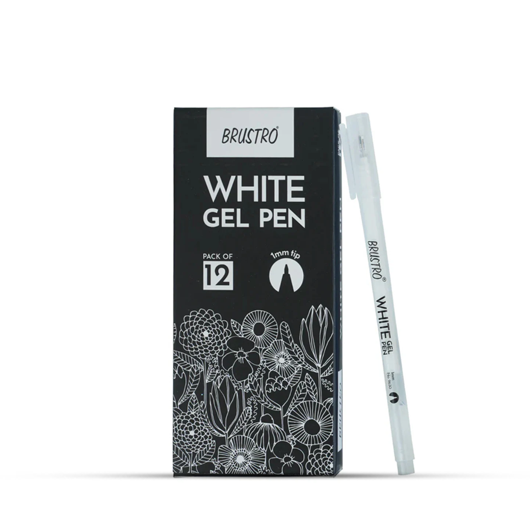 Brustro White Gel Pen Set