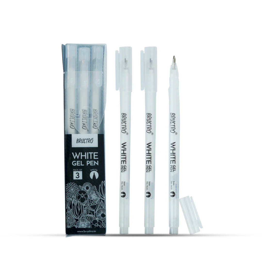 Brustro White Gel Pen Set