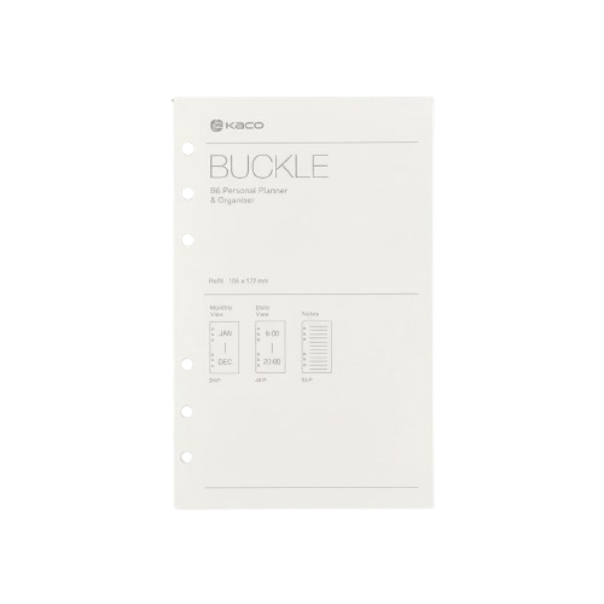 Kaco Personal Planner Buckle