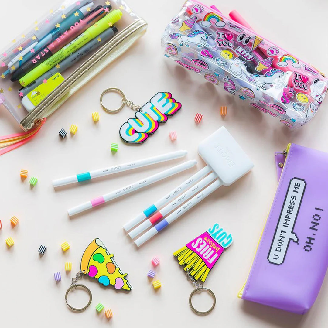 Uni Emott Pens 5-color set