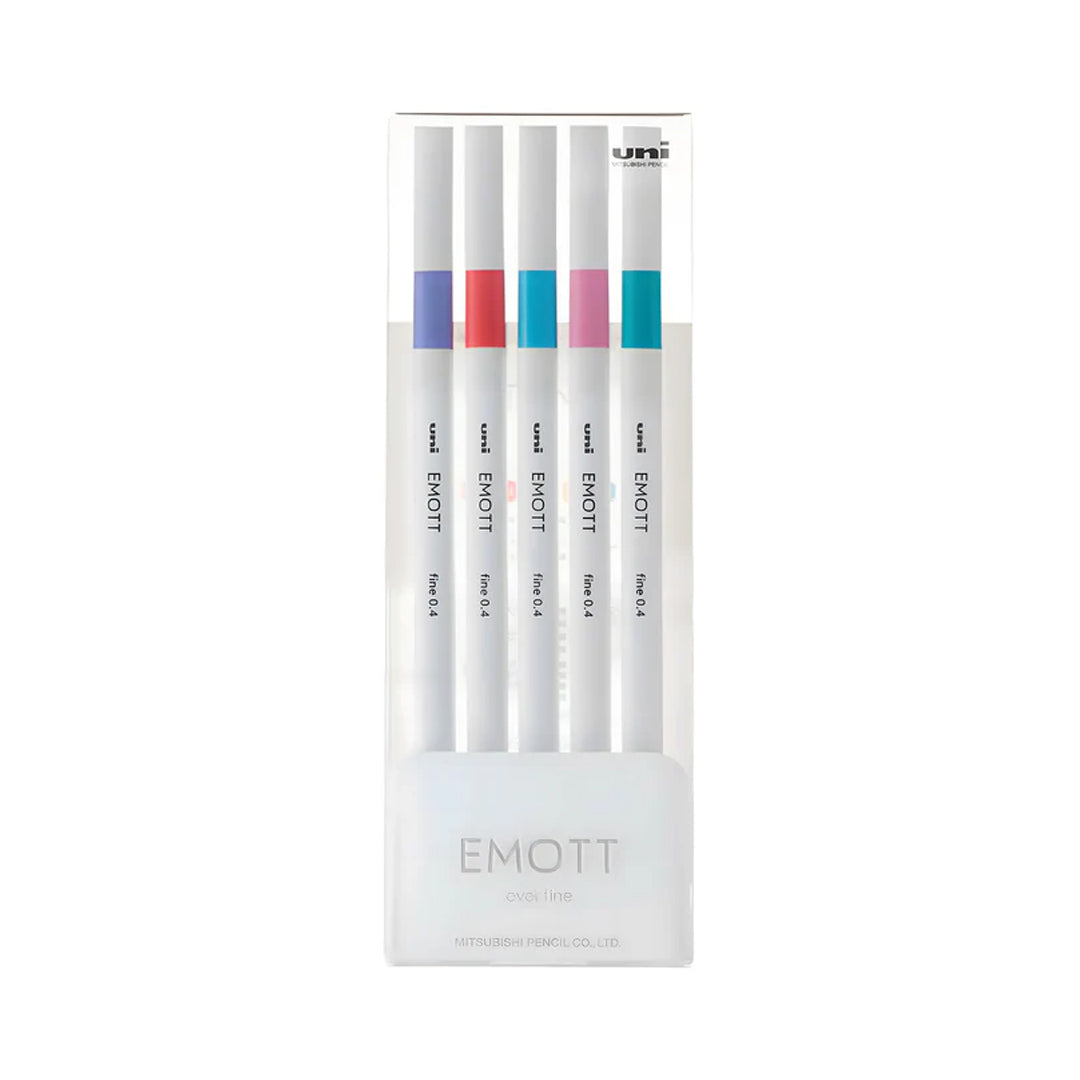 Uni Emott Pens 5-color set