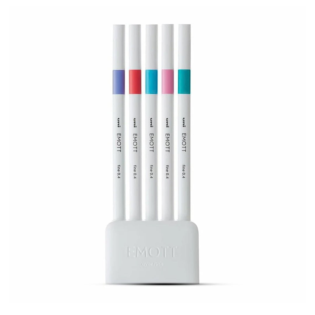 Uni Emott Pens 5-color set