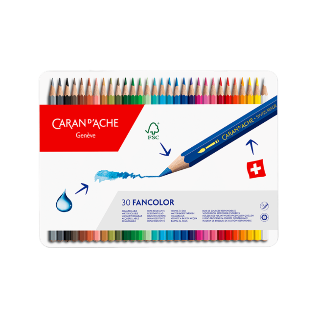 Caran D'Ache Fancolor Pencils Set