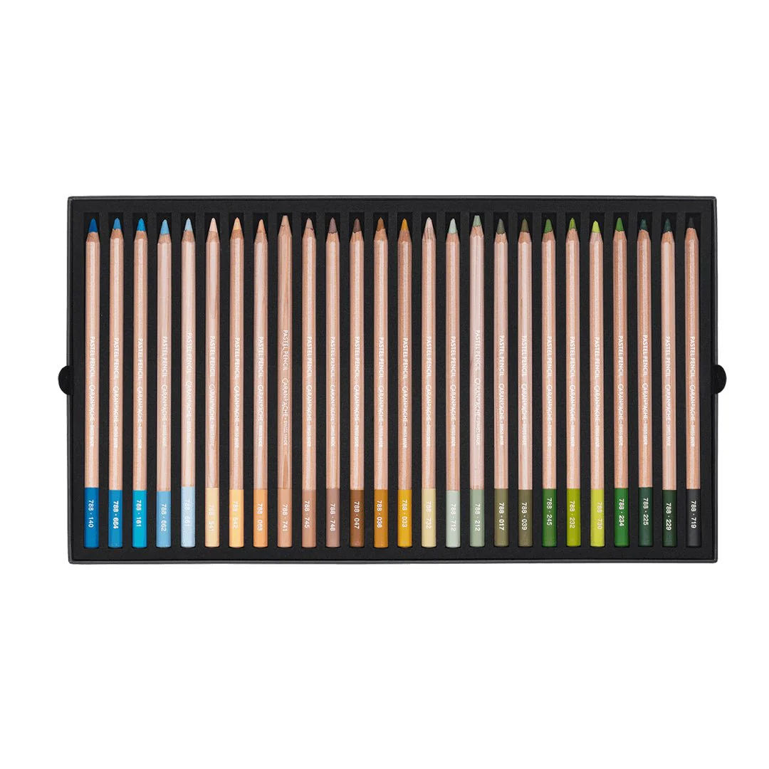 Caran d'ache Artist Pastel Pencil Assortment 76 Shades