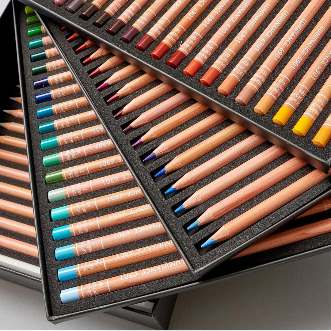 Caran'd ache Luminance Colour Pencil-Wooden Box Set Of 76
