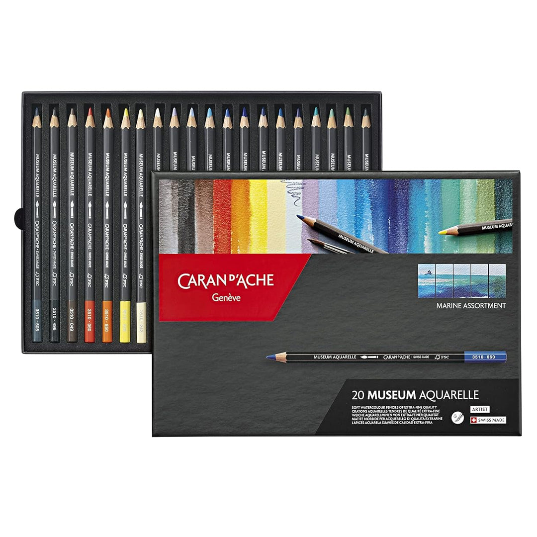 Caran d'ache Museum Aquarelle Color Pencil Set
