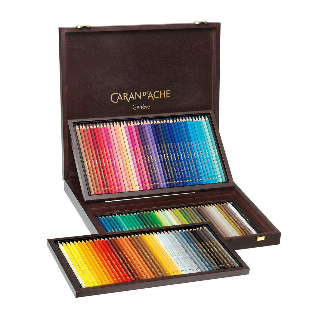 Caran d'ache Pablo Colour Pencils 120 Shades Wooden Box