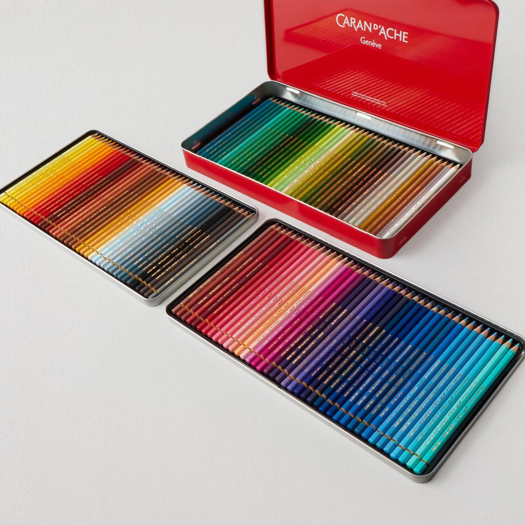 Caran d'ache Pablo Colour Pencils 120 Shades Wooden Box - SCOOBOO