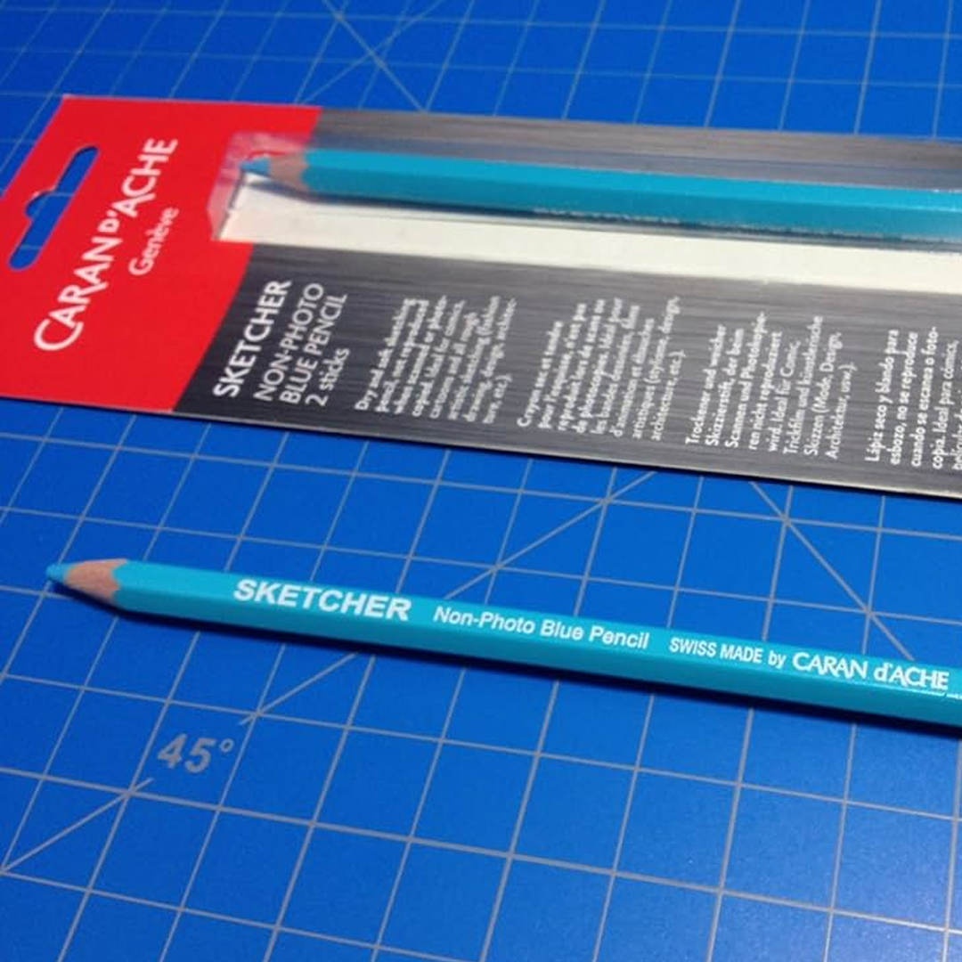 Caran d'ache Sketcher Non Photo Blue Pencil Set