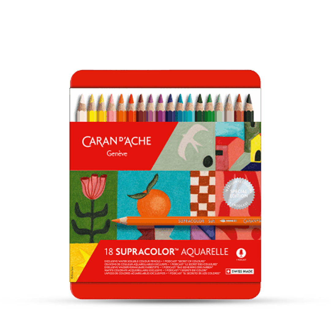 Caran d'ache Supracolor Soft Aquarelle Pencils Set