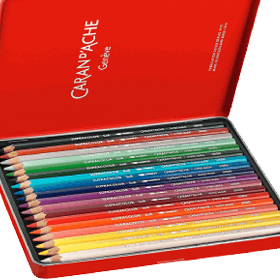 Caran d'ache Supracolor Soft Aquarelle Pencils Set