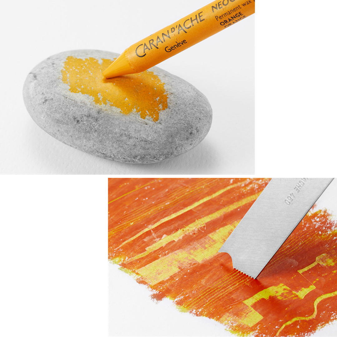 Caran d'ache Swiss color Permanent Wax Pastel Set