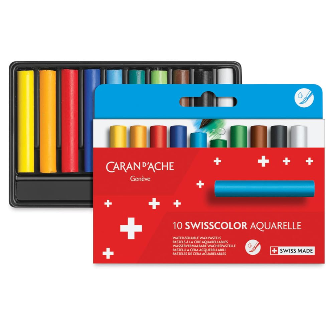Caran d'ache Swisscolor Watersoluble Wax Pastel Set