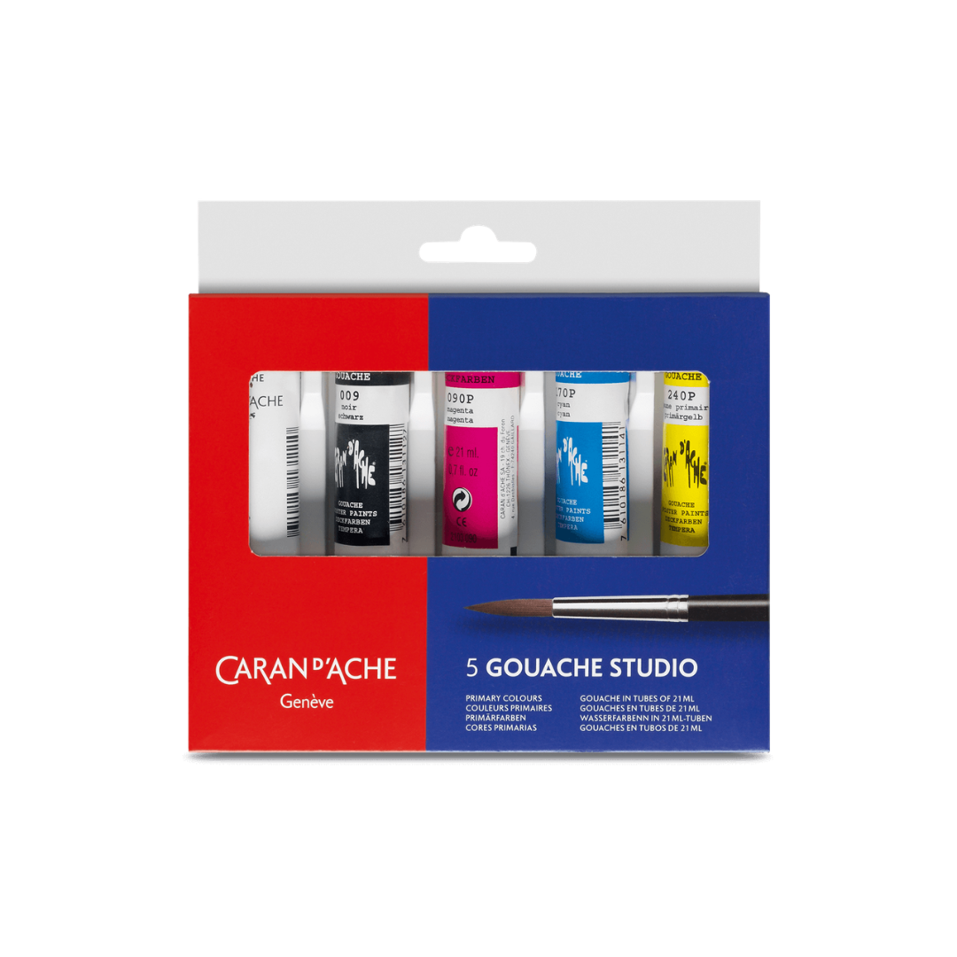 Caran d'ache Gouache Studio Colour Tubes Set