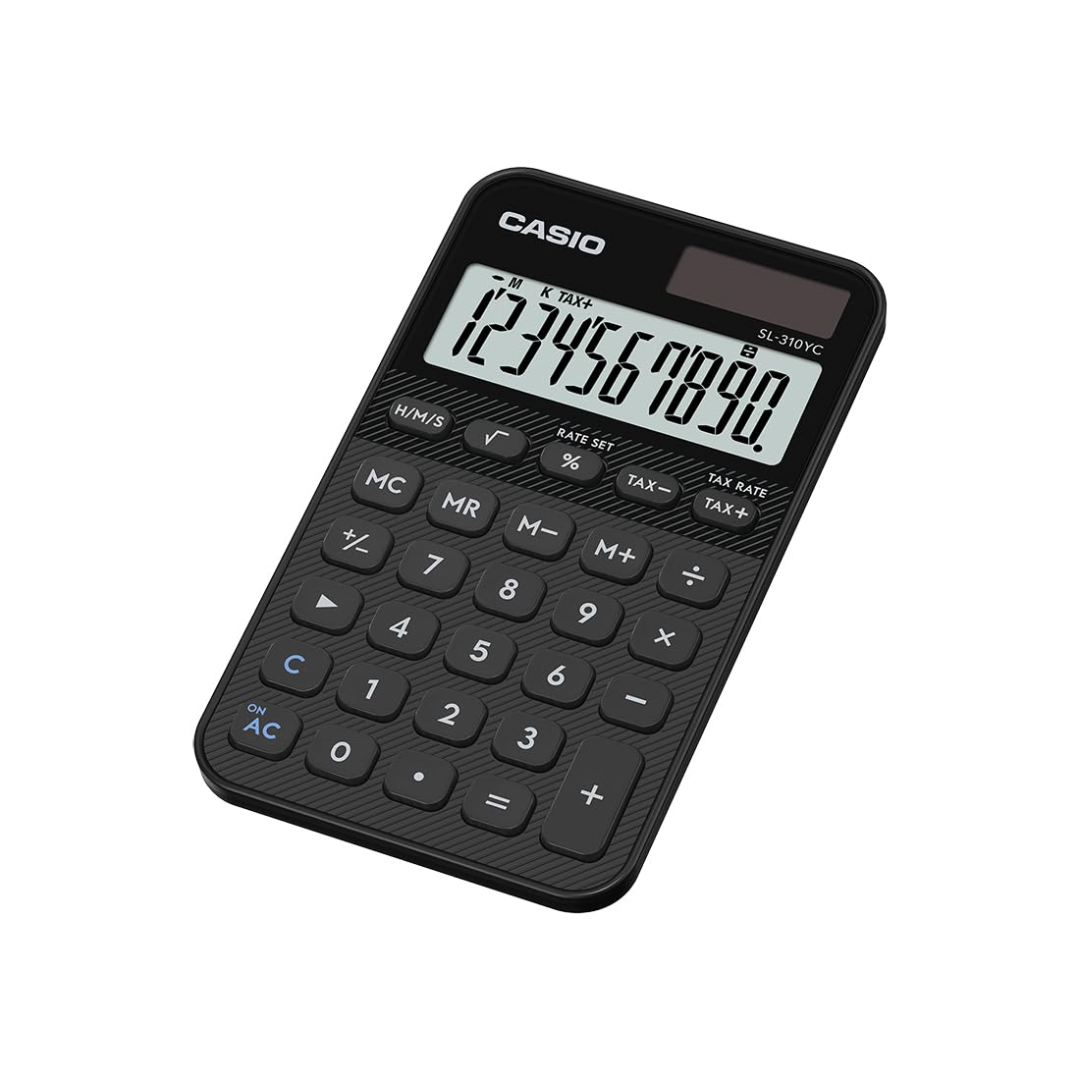 Casio SL-310YC Stylish and Colourful 10-Digit Calculator