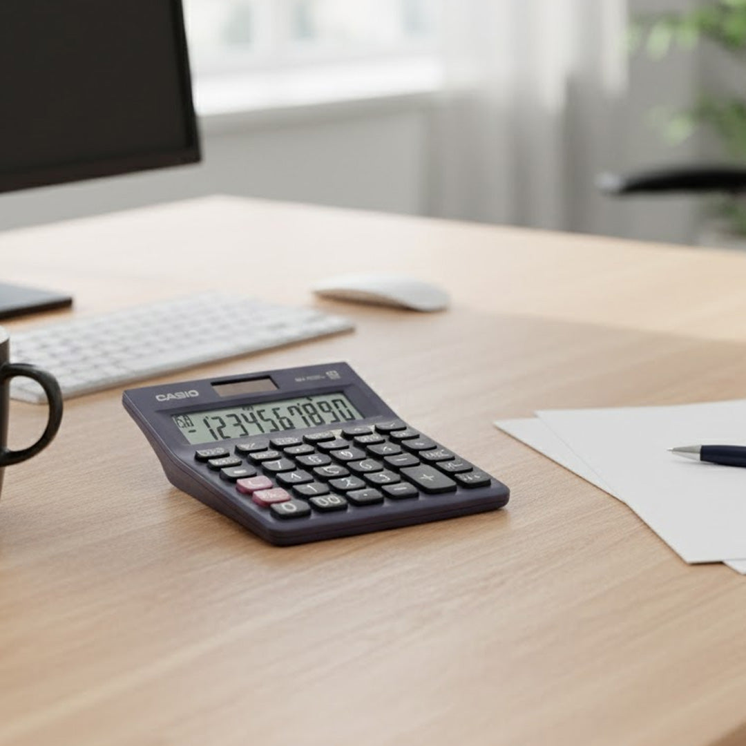 Casio 150 Steps Check and Correct Desktop Calculator with Tax & GT Keys