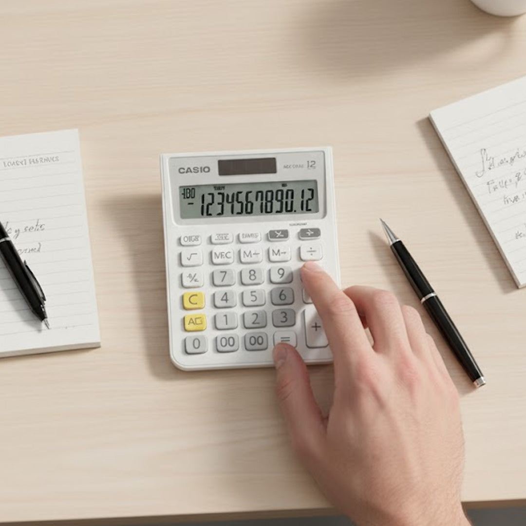 Casio Calculator MJ-12VCb-we