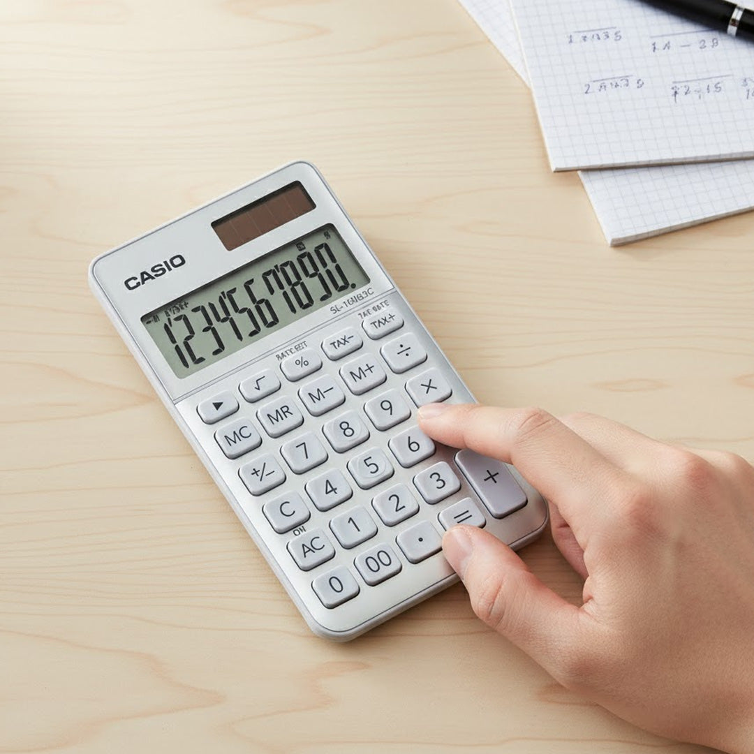 Casio Calculator SL-1000SC -WE (White)