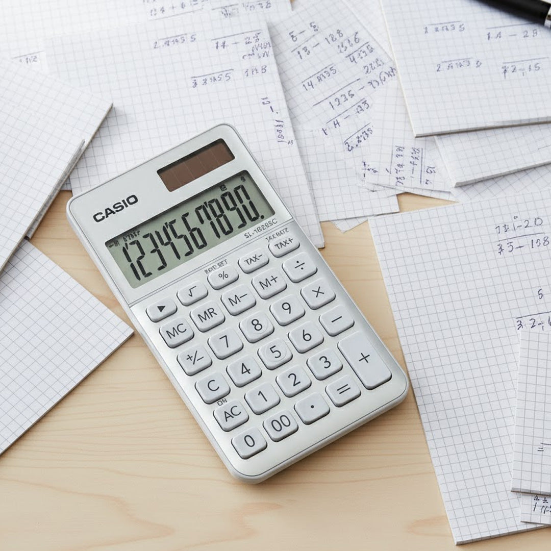 Casio Calculator SL-1000SC -WE (White)