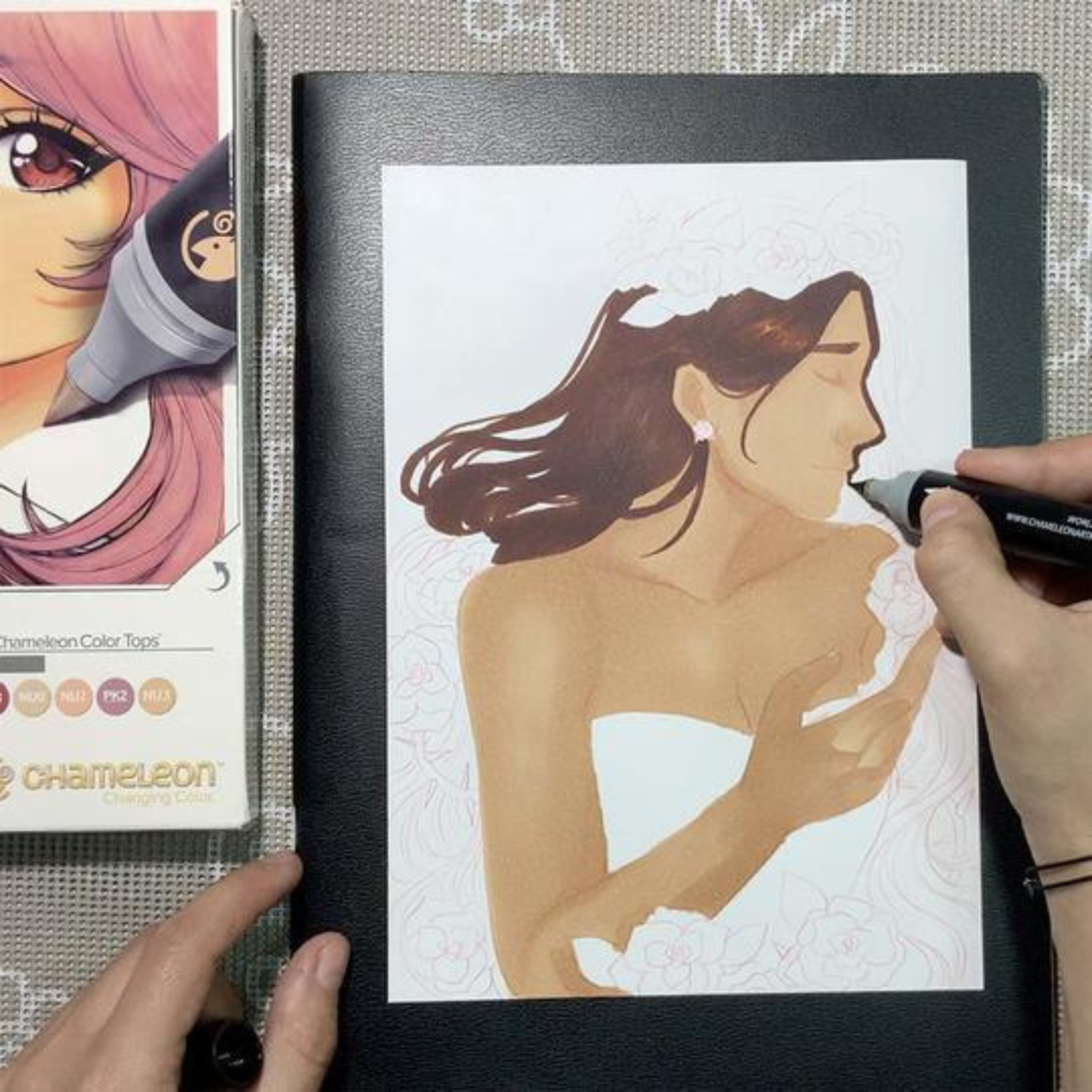 Chameleon Color and Blending System Set With Markers