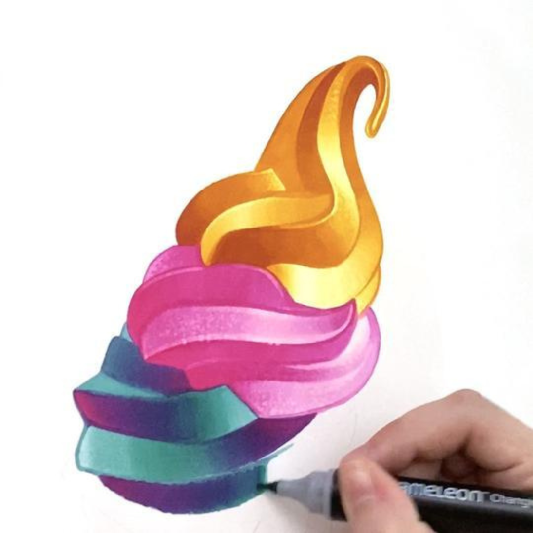 Chameleon Color and Blending System Set With Markers