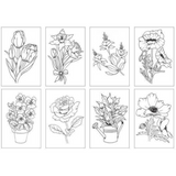 Chameleon Coloring Cards