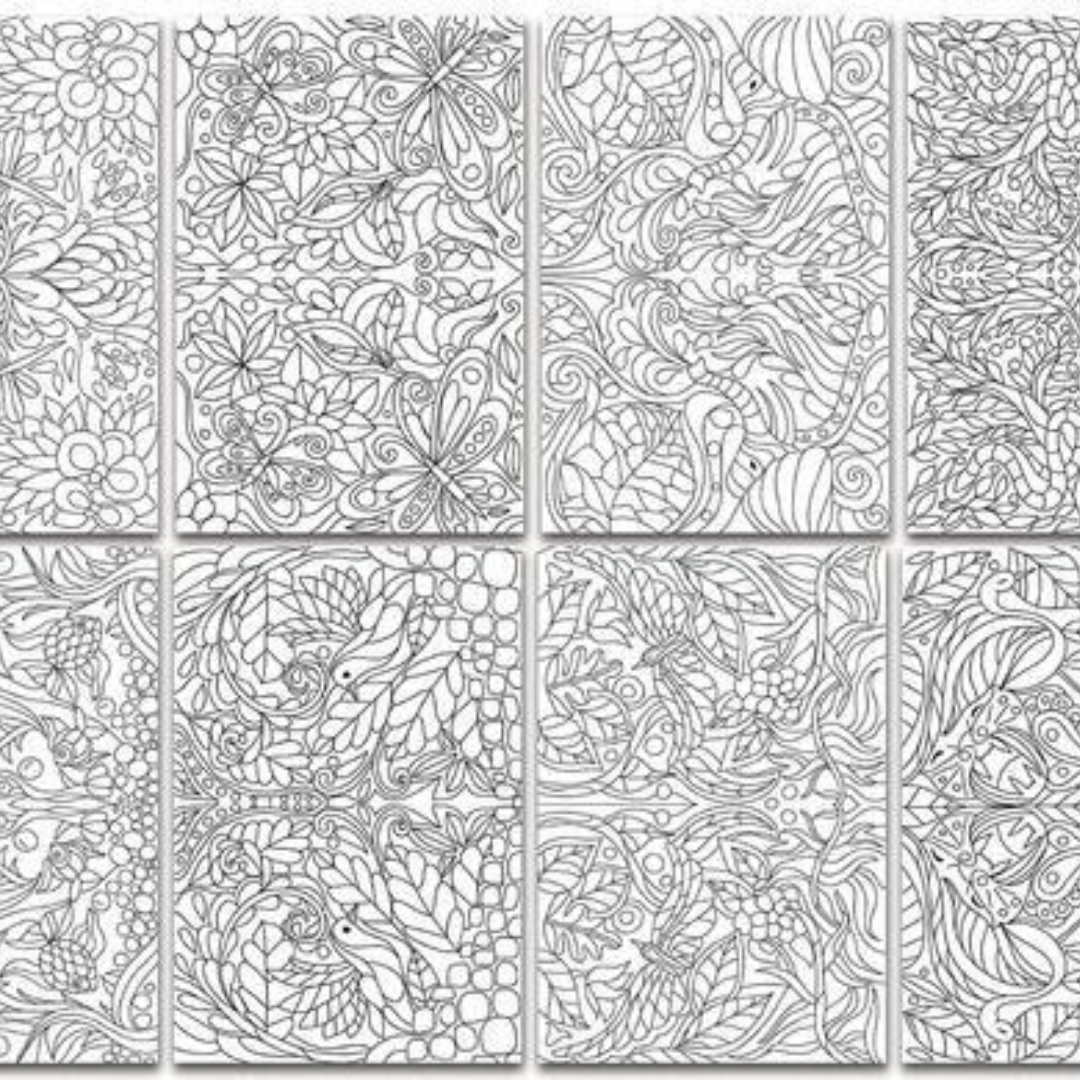 Chameleon Coloring Cards