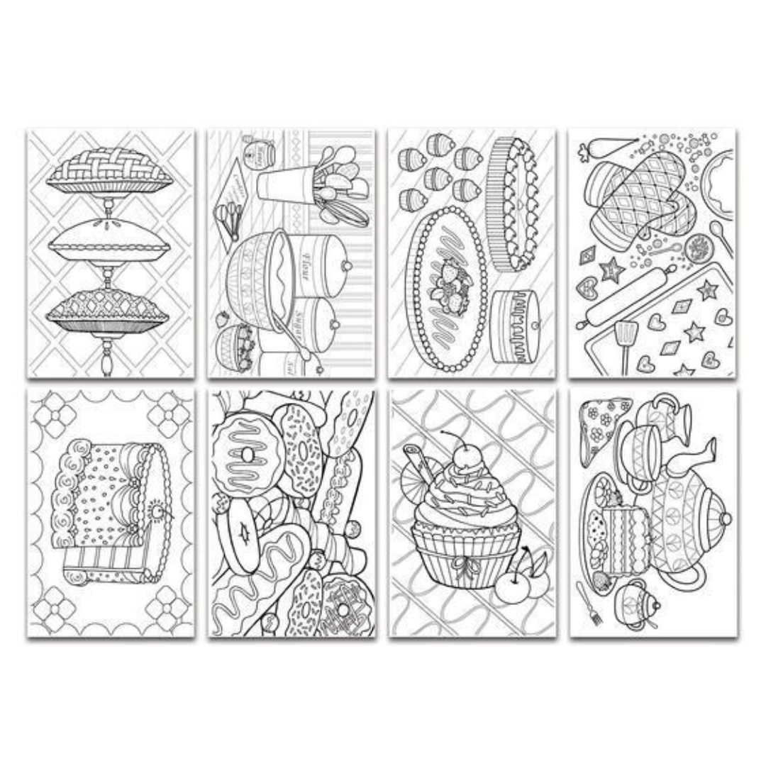 Chameleon Coloring Cards