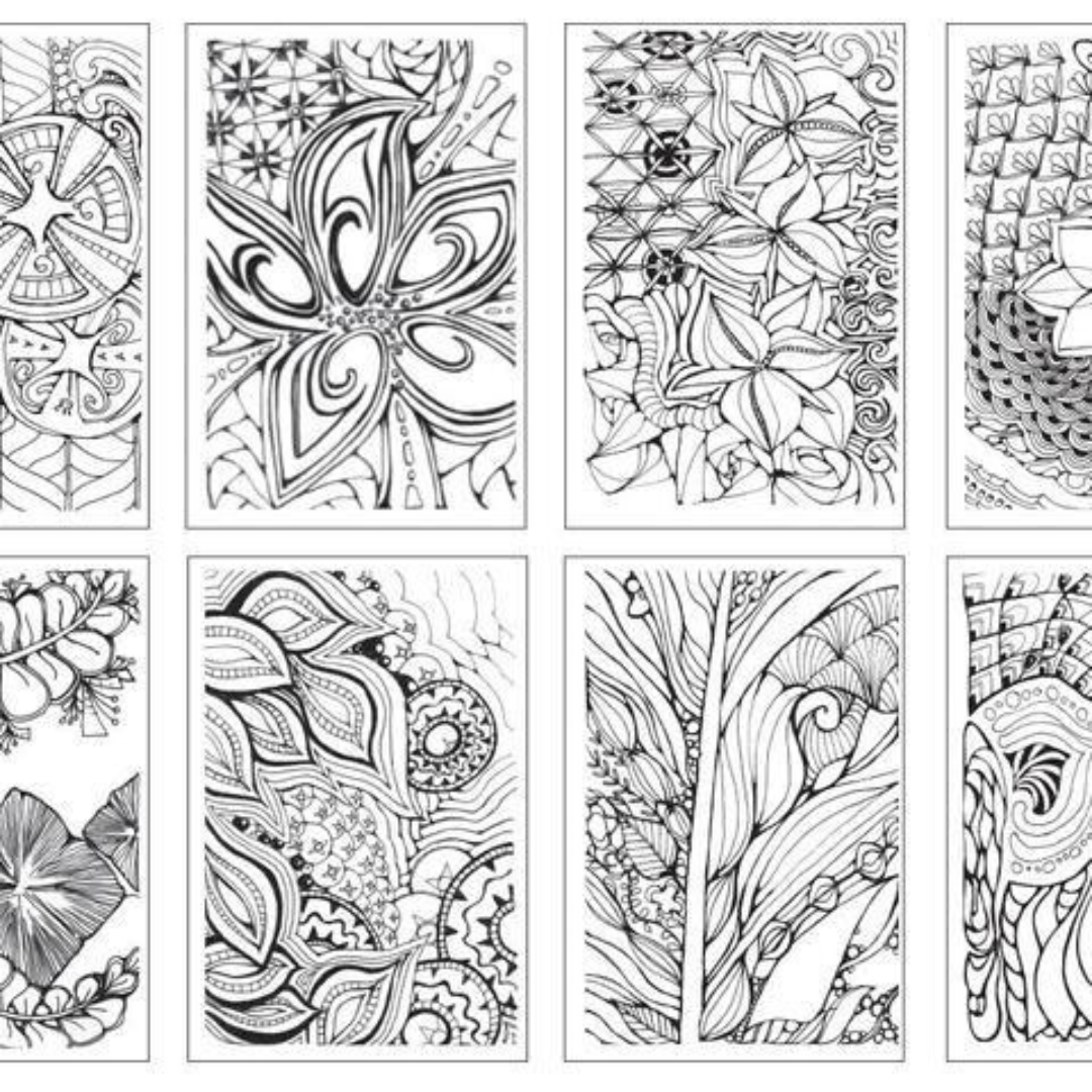 Chameleon Coloring Cards