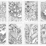 Chameleon Coloring Cards