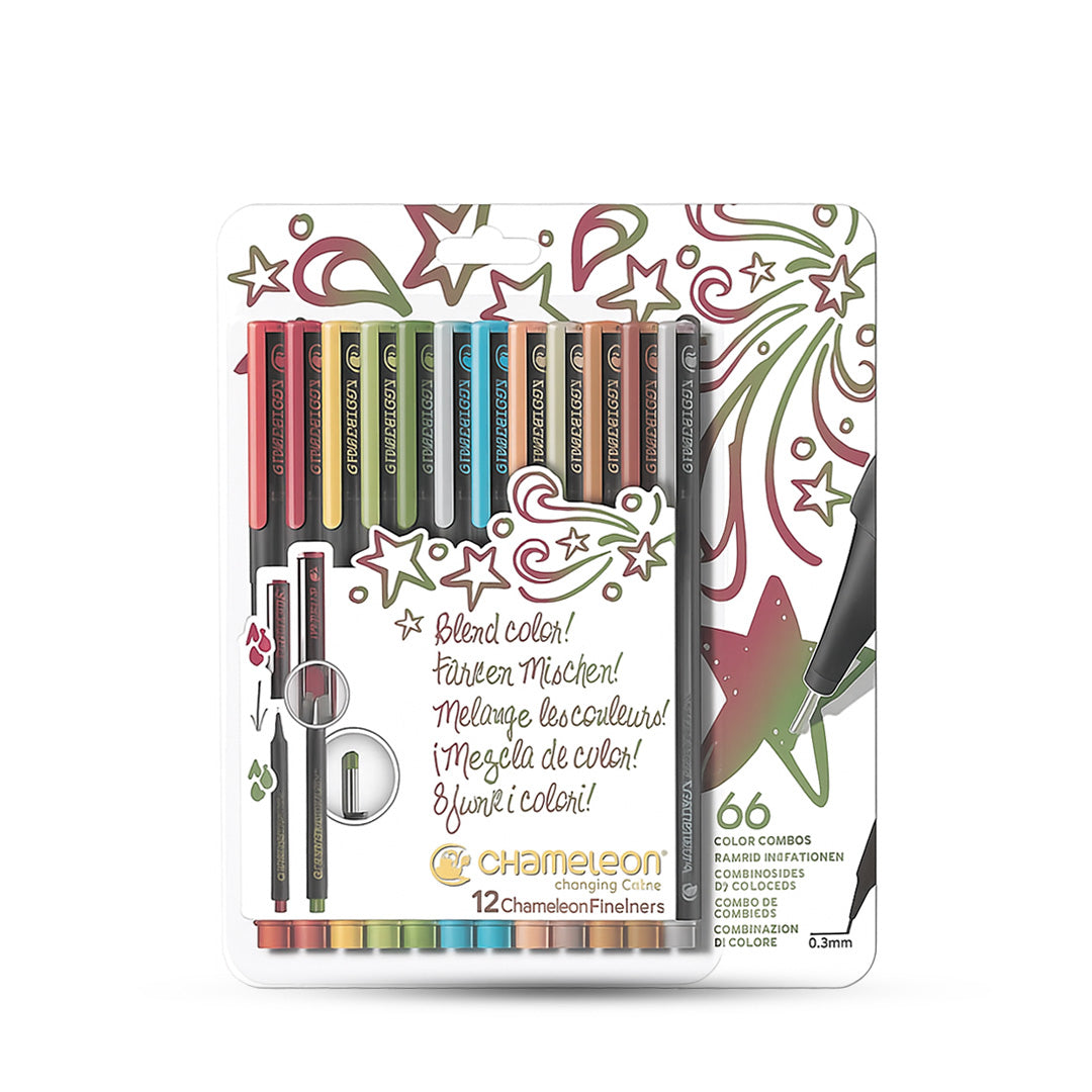 Chameleon Fineliners Designer Colors Set