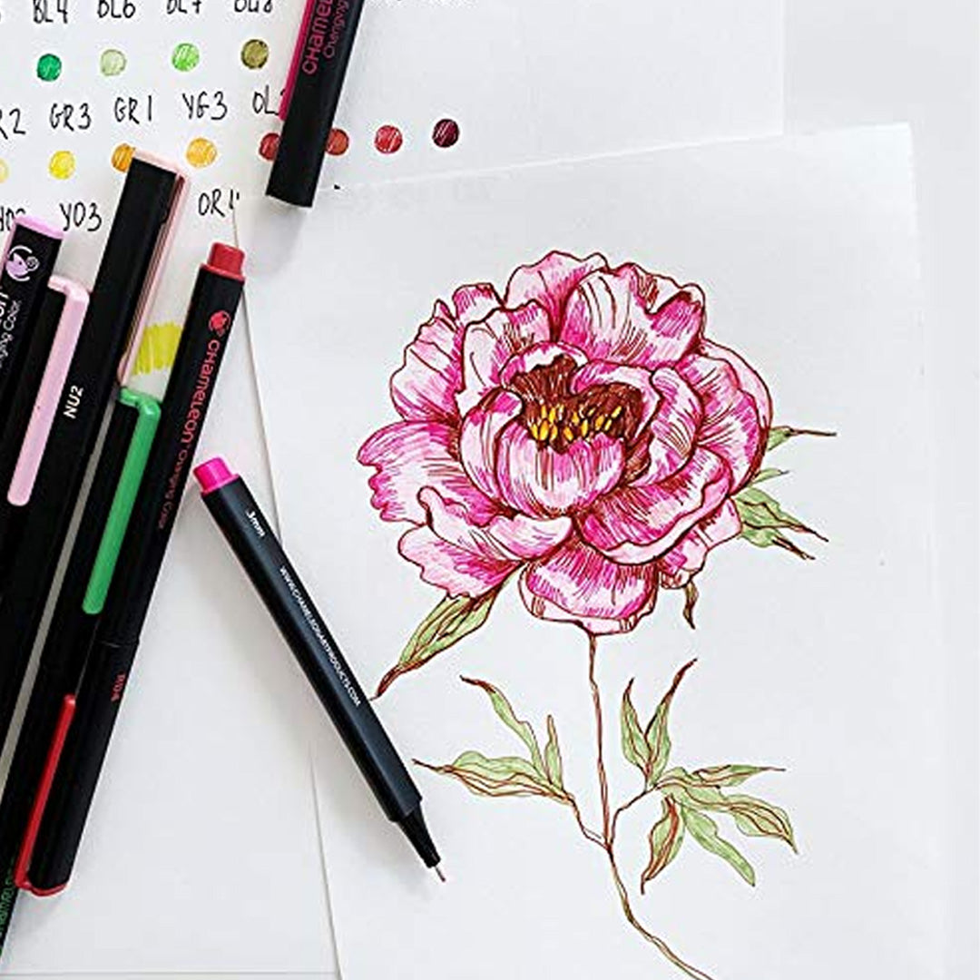 Chameleon Fineliners Designer Colors Set