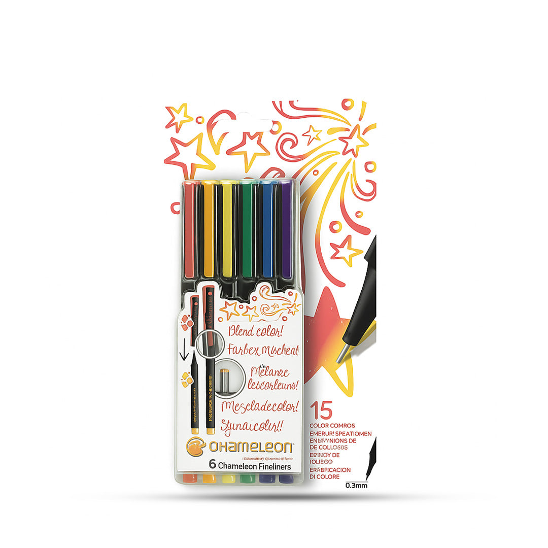 Chameleon Fineliners Primary Colors Set