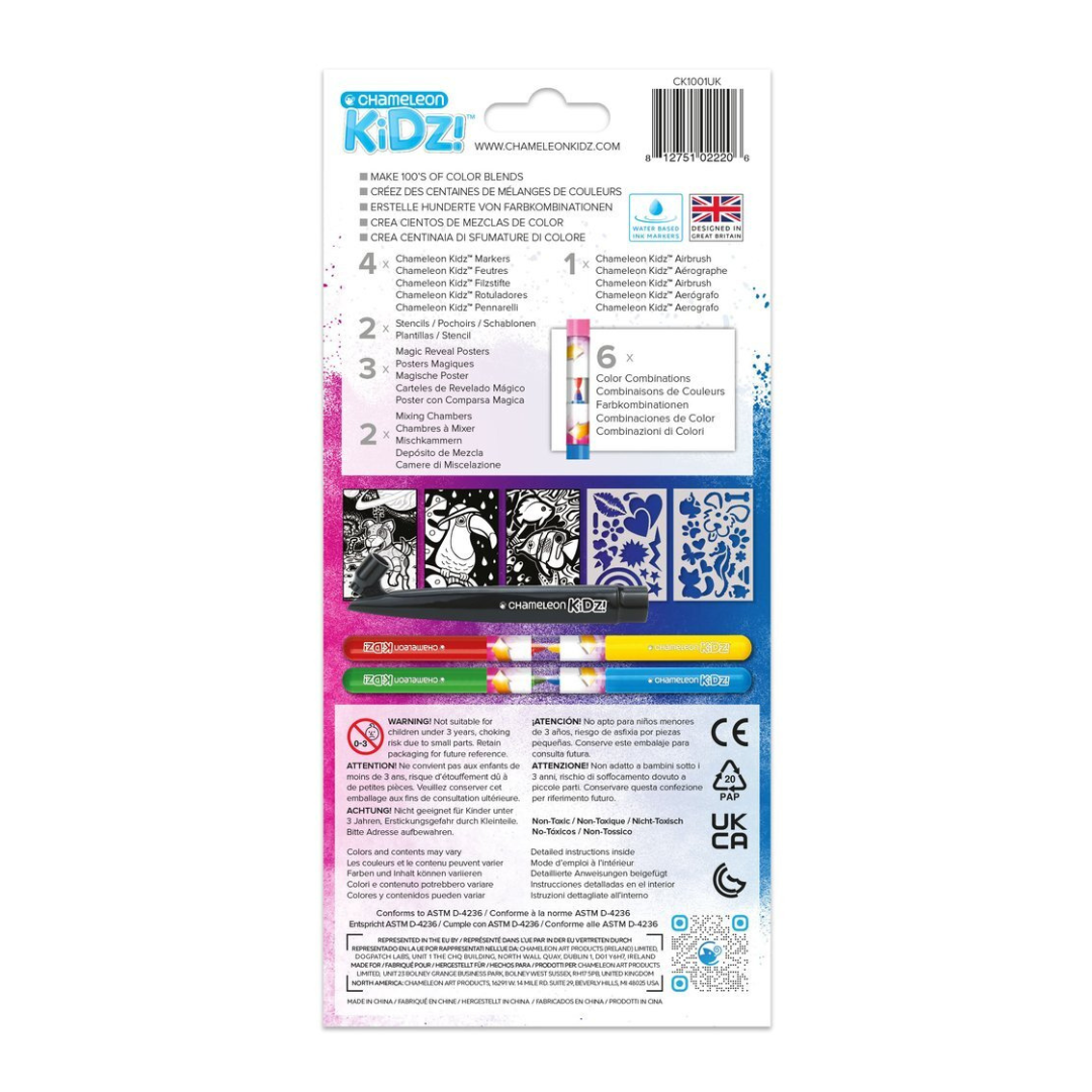 Chameleon Kidz Blend and Spray 4 Color Creativity Kit