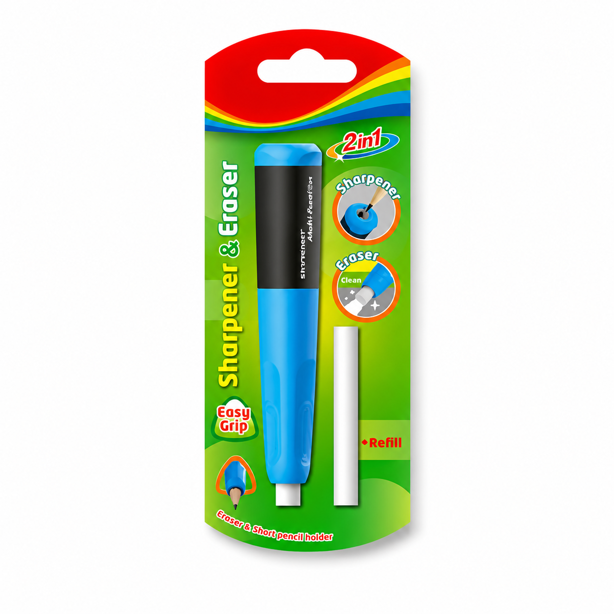 Keyroad Sharpener & Eraser 2 in 1