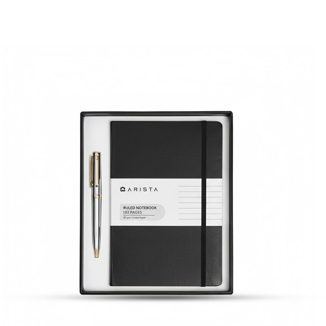 Arista Ballpoint Pen With A5 Note Book